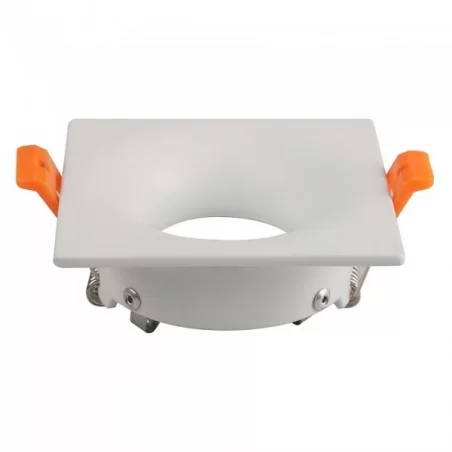 V-TAC VT-876 PORTAFARETTO QUADRATO DA INCASSO PER LAMPADINE GU10 E GU5.3 - SKU 3170