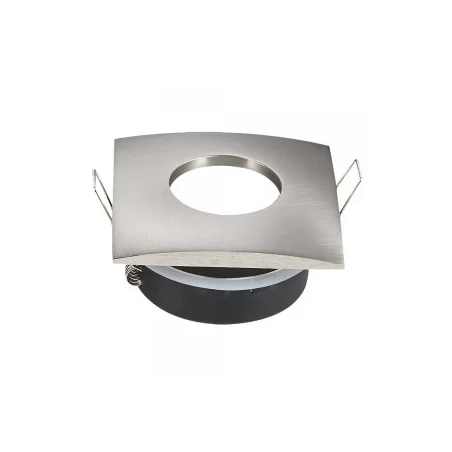 V-TAC VT-787SQ PORTAFARETTO QUADRATO DA INCASSO IP54 PER LAMPADINE GU10 E GU5.3 - SKU 3616