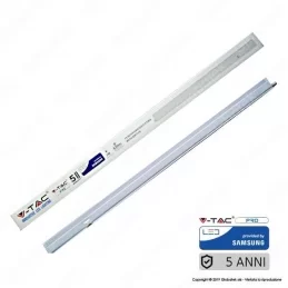 V-TAC PRO VT-065 TUBO LED T5 CHIP SAMSUNG PLAFONIERA RACCORDABILE 7W LAMPADINA 60CM - SKU 692 / 693 / 694 
