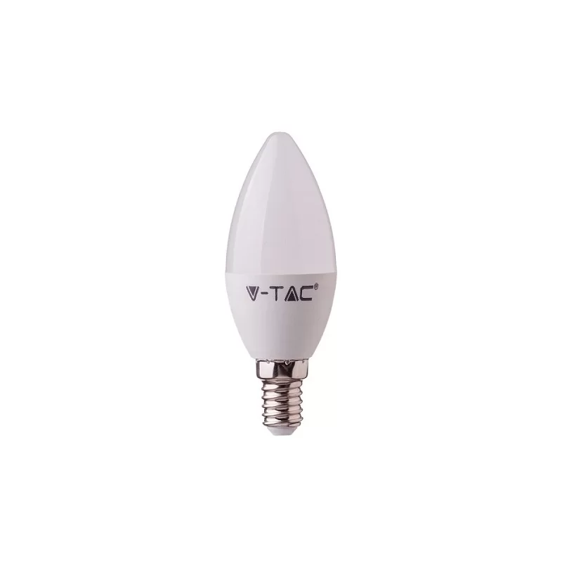 V-TAC SMART VT-5114 LAMPADINA LED WI-FI E14 4,5W CANDELA RGB+W 4IN1 DIMMERABILE - SKU 2754 