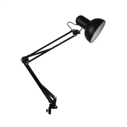 V-TAC VT-7513 LAMPADA DA TAVOLO ORIENTABILE CON PORTALAMPADA PER LAMPADINE E27 COLORE NERO - SKU 40361 