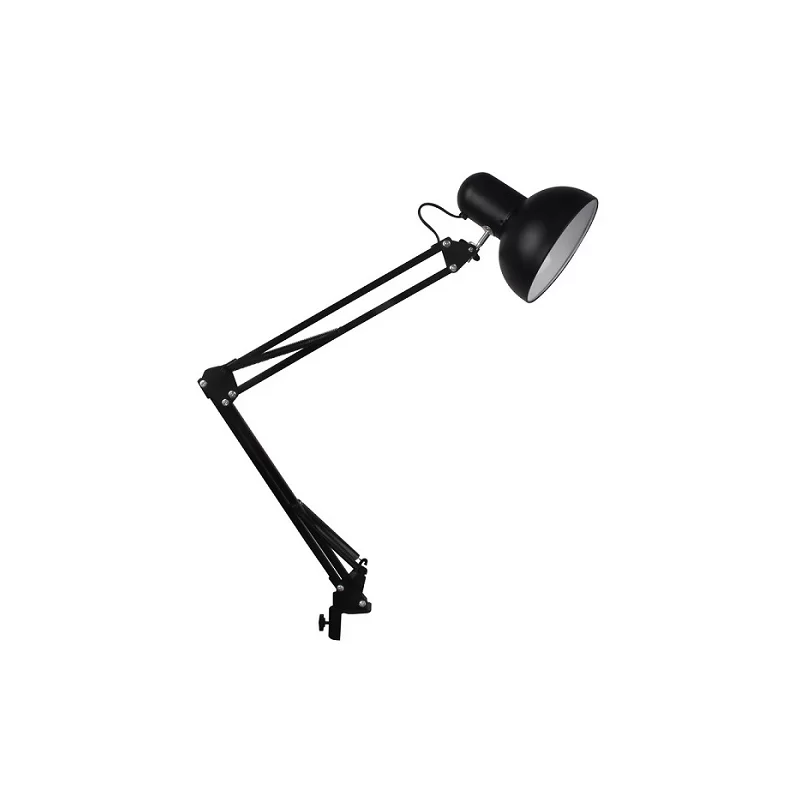 V-TAC VT-7513 LAMPADA DA TAVOLO ORIENTABILE CON PORTALAMPADA PER LAMPADINE E27 COLORE NERO - SKU 40361 V-TAC VT-7513 LAMPADA DA TAVOLO ORIENTABILE CON PORTALAMPADA PER LAMPADINE E27 COLORE NERO - SKU 40361