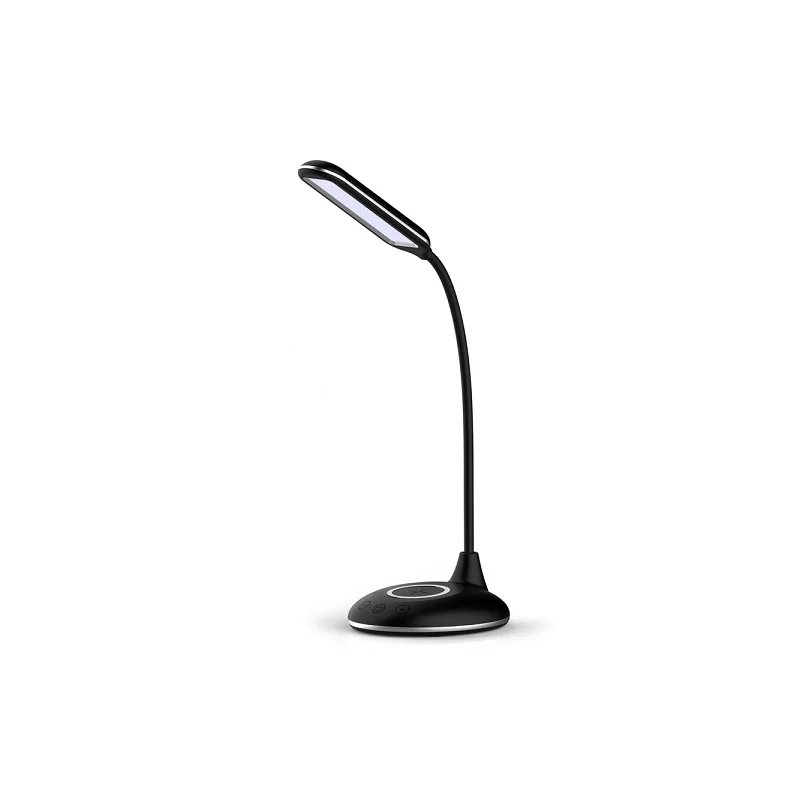 V-TAC VT-7705 LAMPADA DA TAVOLO LED 4W MULTIFUNZIONE CON STAZIONE DI RICARICA WIRELESS COLORE NERO - SKU 8604 V-TAC VT-7705 LAMPADA DA TAVOLO LED 4W MULTIFUNZIONE CON STAZIONE DI RICARICA WIRELESS COLORE NERO - SKU 8604