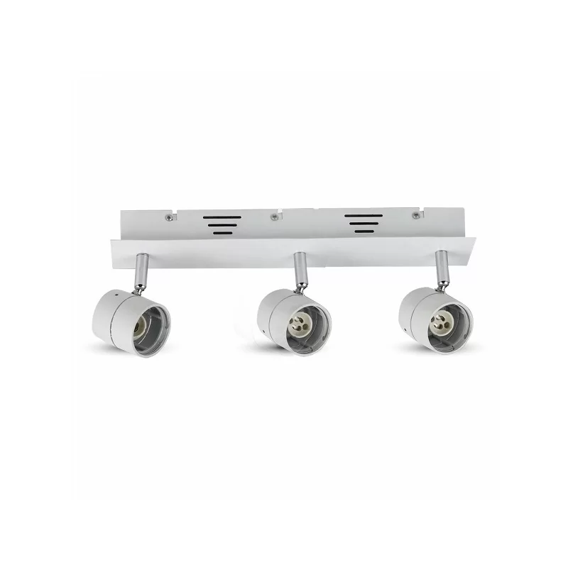V-TAC VT-790 PORTAFARETTO DA INCASSO TRACK LIGHT ORIENTABILE PER 3 LAMPADINE GU10 - SKU 3619 V-TAC VT-790 PORTAFARETTO DA INCASSO TRACK LIGHT ORIENTABILE PER 3 LAMPADINE GU10 - SKU 3619