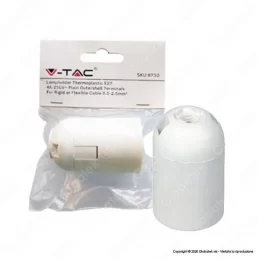 V-TAC PORTALAMPADA PER LAMPADINE E27 - SKU 8750 