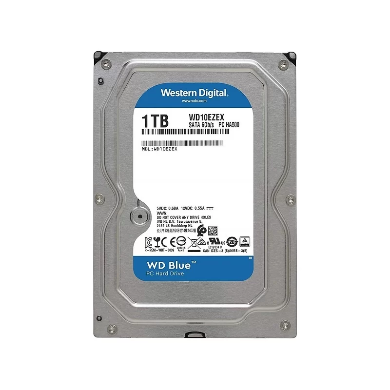 WESTERN DIGITAL HARD DISK INTERNO WD BLUE 1 TB 3.5" INTERFACCIA SATA WESTERN DIGITAL HARD DISK INTERNO WD BLUE 1 TB 3.5" INTERFACCIA SATA