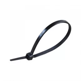 V-TAC CONFEZIONE DA 100 FASCETTE STRINGICAVO AUTOBLOCCANTI IN NYLON NERO 3,5 X 250 MM - SKU 11169 