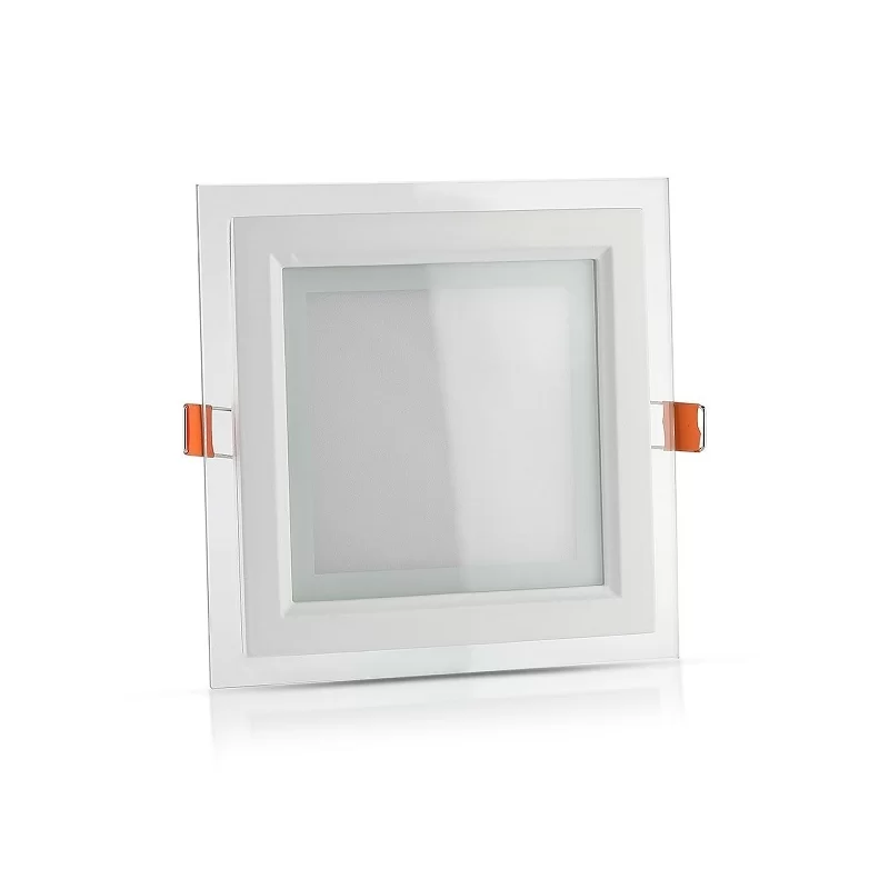 V-TAC VT-1202G SQ PANNELLO LED QUADRATO 12W SMD2835 DA INCASSO - SKU 4742 / 6278 / 4741 