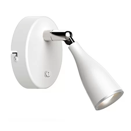 V-TAC VT-805 LAMPADA DA MURO WALL LIGHT LED 4,5W COLORE BIANCO CON INTERRUTTORE - SKU 8675 / 8677