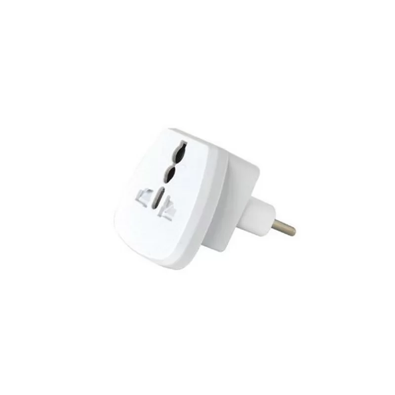 V-TAC ADATTATORE SINGOLO UNIVERSALE SPINA 10A COLORE BIANCO - SKU 8747 V-TAC ADATTATORE SINGOLO UNIVERSALE SPINA 10A COLORE BIANCO - SKU 8747