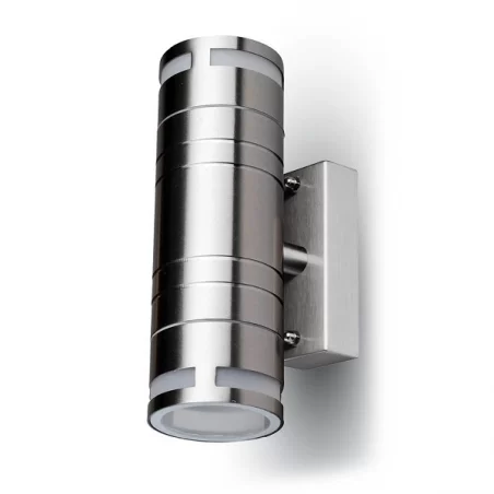 V-TAC VT-7632 PORTALAMPADA DOPPIO WALL LIGHT DA MURO PER 2 LAMPADINE GU10 - SKU 7504