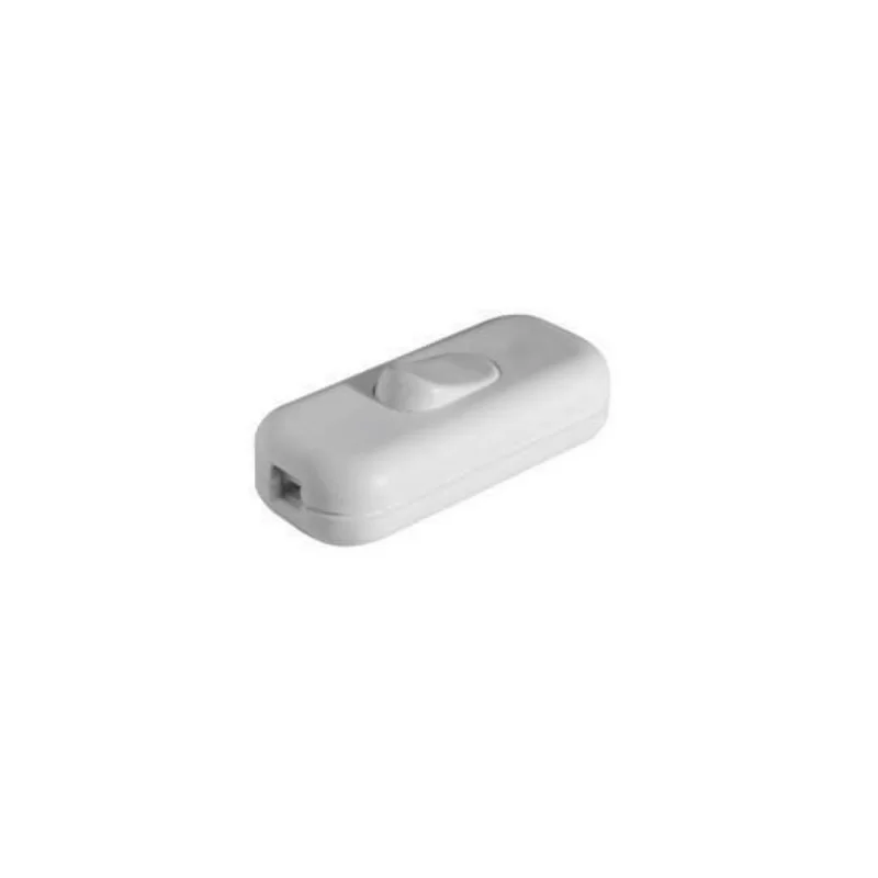 FAI INTERRUTTORE PASSAFILO UNIPOLARE A BILANCIERE COLORE BIANCO - MOD. 1190 FAI INTERRUTTORE PASSAFILO UNIPOLARE A BILANCIERE COLORE BIANCO - MOD. 1190