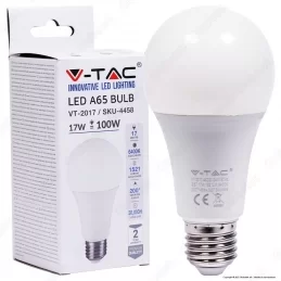 V-TAC VT-2017 LAMPADINA LED E27 17W BULB A65 - SKU 4456 / 4457 / 4458 