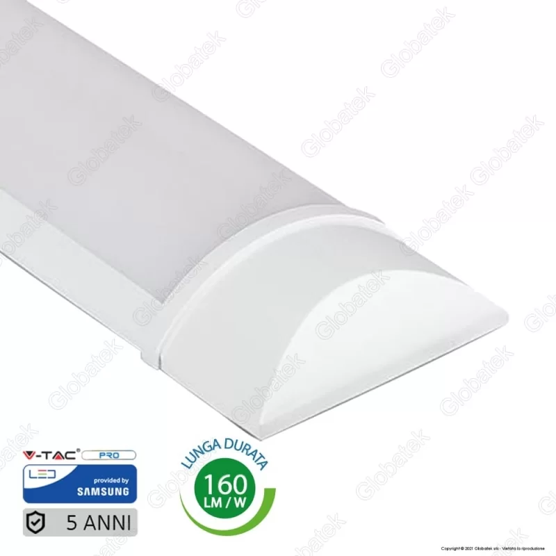 V-TAC PRO VT-8315 TUBO LED PRISMATICO PLAFONIERA 15W LAMPADINA 60CM - SKU 6487 / 6488 / 6489 V-TAC PRO VT-8315 TUBO LED PRISMATICO PLAFONIERA 15W LAMPADINA 60CM - SKU 6487 / 6488 / 6489