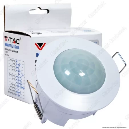 V-TAC VT-8049 SENSORE DI MOVIMENTO A INFRAROSSI PER LAMPADINE - SKU 1356