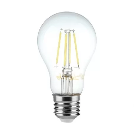 V-TAC VT-2133 LAMPADINA LED E27 12W BULB A60 GOCCIA FILAMENT VETRO TRASPARENTE - SKU 217458 / 217459 / 217460