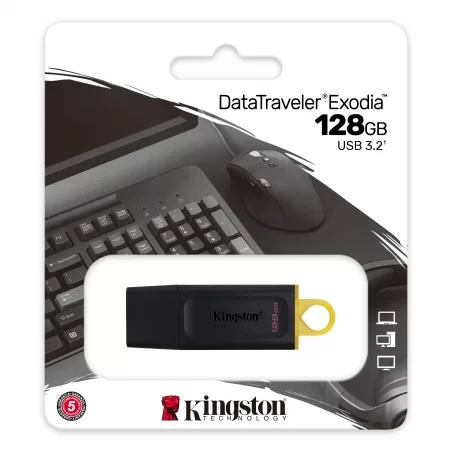 KINGSTON DATATRAVELER EXODIA DTX/128GB FLASH DRIVE USB 3.2 GEN 1