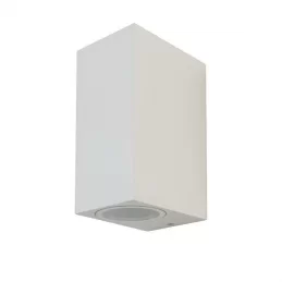 V-TAC VT-7652 PORTALAMPADA DOPPIO WALL LIGHT DA MURO PER 2 LAMPADINE GU10 IP44 - SKU 7541 