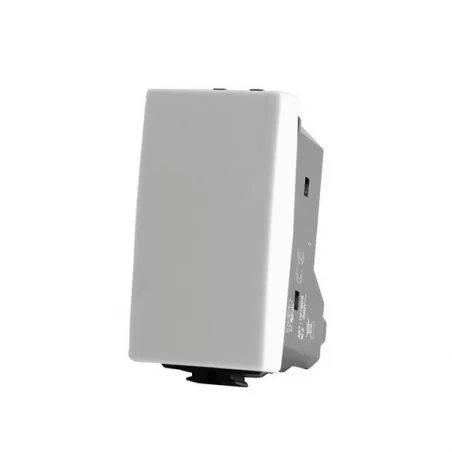 MAPAM PULSANTE UNIPOLARE (10A-250V) BIANCO - MOD. 505B - COMPATIBILE CON BTICINO MATIX