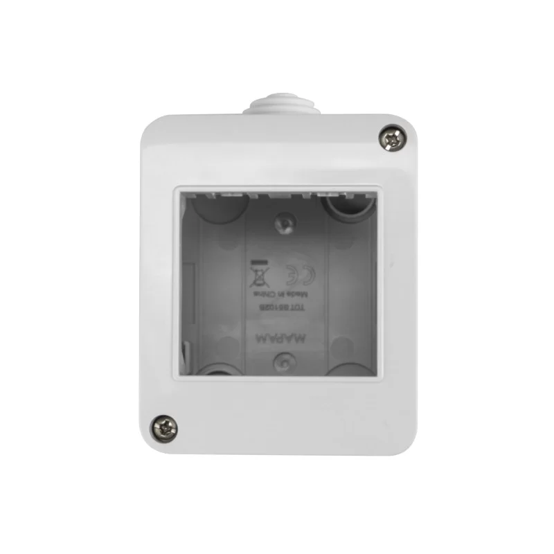 MAPAM SCATOLA DA PARETE 2P - MOD. S5102B - COMPATIBILE CON BTICINO MATIX  MAPAM SCATOLA DA PARETE 2P - MOD. S5102B - COMPATIBILE CON BTICINO MATIX