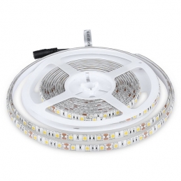 V-TAC VT-5050-60 STRISCIA LED FLESSIBILE 55W SMD MONOCOLORE 60 LED/METRO IP65 12V - BOBINA 5M - SKU 212149 / 212150 / 212148 