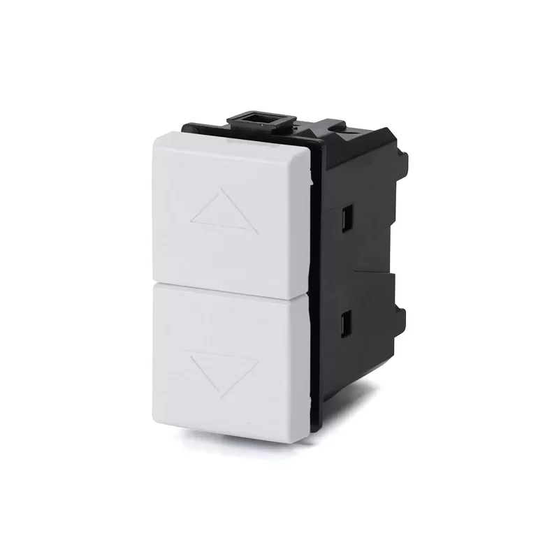 MAPAM DOPPIO PULSANTE (10A-250V) - MOD. 522B - COMPATIBILE CON BTICINO MATIX MAPAM DOPPIO PULSANTE (10A-250V) - MOD. 522B - COMPATIBILE CON BTICINO MATIX