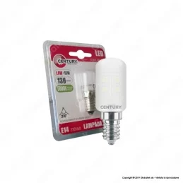 CENTURY LAMPADINA LED E14 1,8W TUBOLARE PER FRIGORIFERI - MOD. FGF-011427 / FGF-011450 