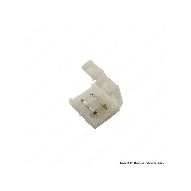 CONNETTORE CONSECUTIVO PER STRISCE LED MONOCOLORE 5050 CLIP 2 PIN - SKU 3504 CONNETTORE CONSECUTIVO PER STRISCE LED MONOCOLORE 5050 CLIP 2 PIN - SKU 3504