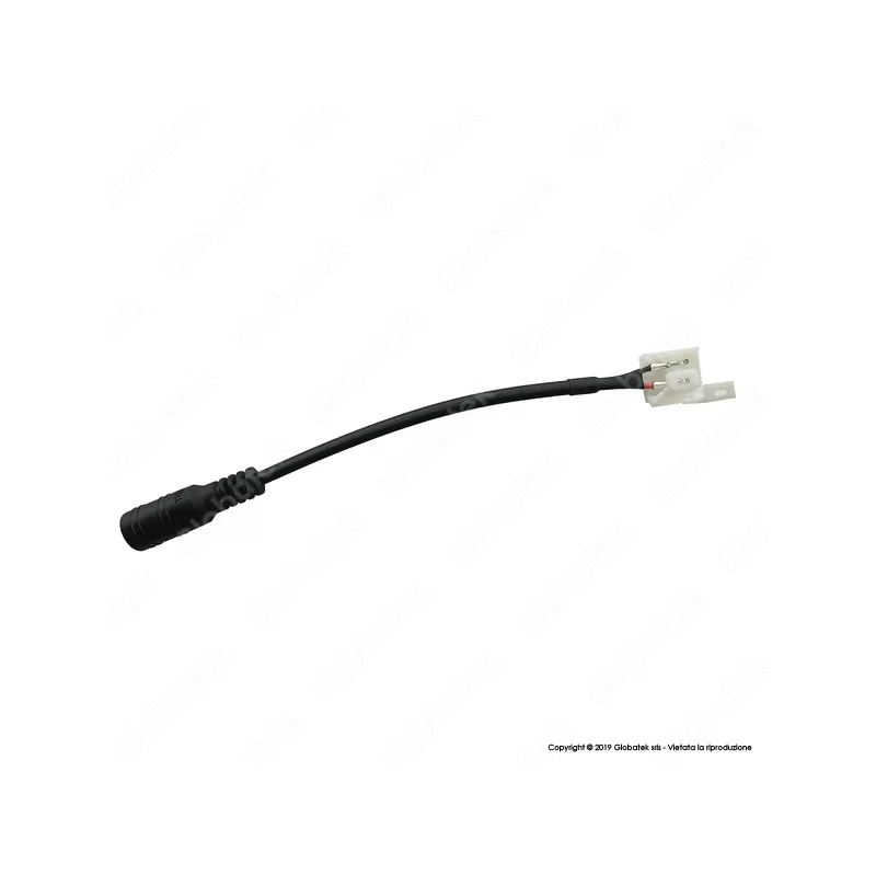 CONNETTORE DA CLIP 2 PIN A JACK 2.1 PER STRISCE LED MONOCOLORE 5050 - SKU 3508 CONNETTORE DA CLIP 2 PIN A JACK 2.1 PER STRISCE LED MONOCOLORE 5050 - SKU 3508