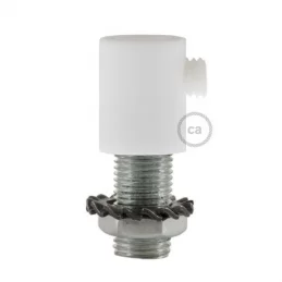 CREATIVE-CABLES SERRACAVO TONDO IN PLASTICA BIANCO 