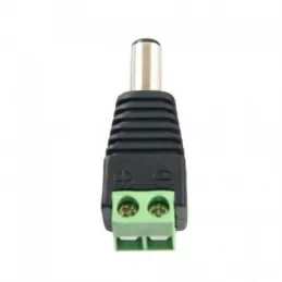LIFE CONNETTORE DA MORSETTI A VITE A JACK 2.1 PER STRISCE LED MONOCOLORE - MOD. 381003103M 