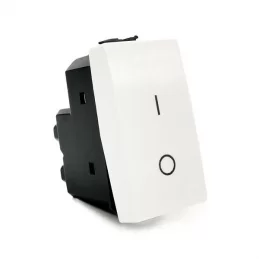 MAPAM INTERRUTTORE BIPOLARE 01 (16A-250V) BIANCO - MOD. 502B - COMPATIBILE CON BTICINO MATIX 