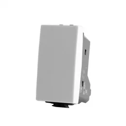 MAPAM PULSANTE UNIPOLARE (10A-250V) BIANCO - MOD. 505B - COMPATIBILE CON BTICINO MATIX 