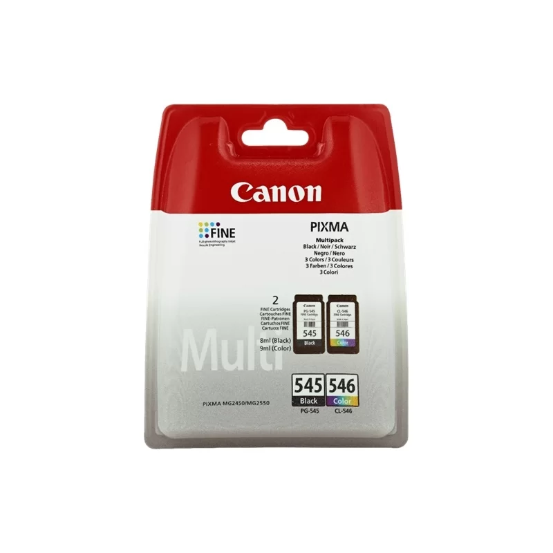 Multipack Cartucce Originali Canon PG545+CL546 Multipack Cartucce Originali Canon PG545+CL546