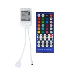V-TAC CONTROLLER PER STRISCE LED RGB+W CON TELECOMANDO 40 TASTI - SKU 3326 