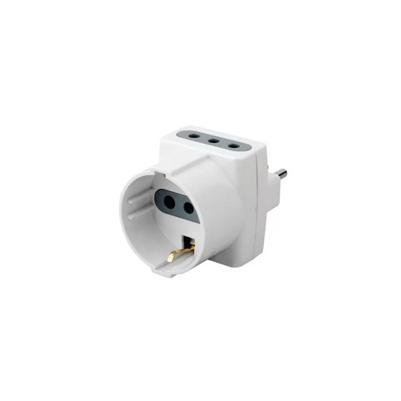 V-TAC MULTIPRESA ADATTATORE TRIPLO CON SCHUKO COLORE BIANCO - SKU 8723 V-TAC MULTIPRESA ADATTATORE TRIPLO CON SCHUKO COLORE BIANCO - SKU 8723