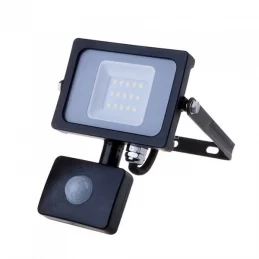 V-TAC PRO VT-10-S FARETTO LED 10W ULTRA SOTTILE SLIM CHIP SAMSUNG CON SENSORE COLORE NERO - SKU 436 / 437 / 438 