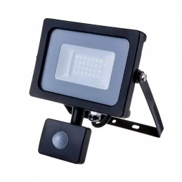 V-TAC PRO VT-20-S FARETTO LED 20W ULTRA SOTTILE SLIM CHIP SAMSUNG CON SENSORE COLORE NERO - SKU 451 / 452 / 453 