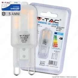 V-TAC PRO VT-203 LAMPADINA LED G9 2,5W BULB CHIP SAMSUNG - SKU 243 / 244 / 245 