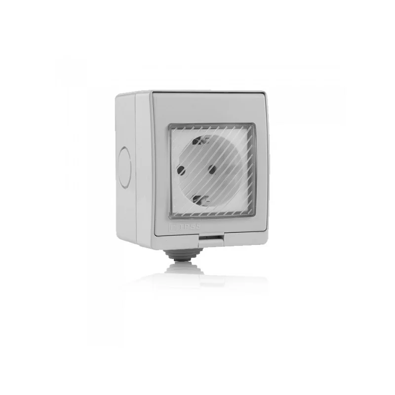 V-TAC SMART VT-5000 PRESA 10A SCHUKO WI-FI DA ESTERNO - SKU 8414  V-TAC SMART VT-5000 PRESA 10A SCHUKO WI-FI DA ESTERNO - SKU 8414