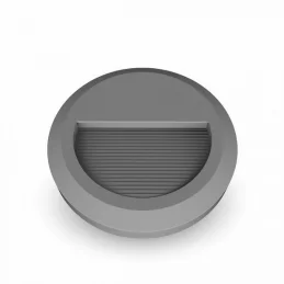 V-TAC VT-1142 SEGNAPASSO LED A MONTAGGIO SUPERFICIALE ROTONDO 2W PER ESTERNO COLORE GRIGIO - SKU 1319 / 1318 