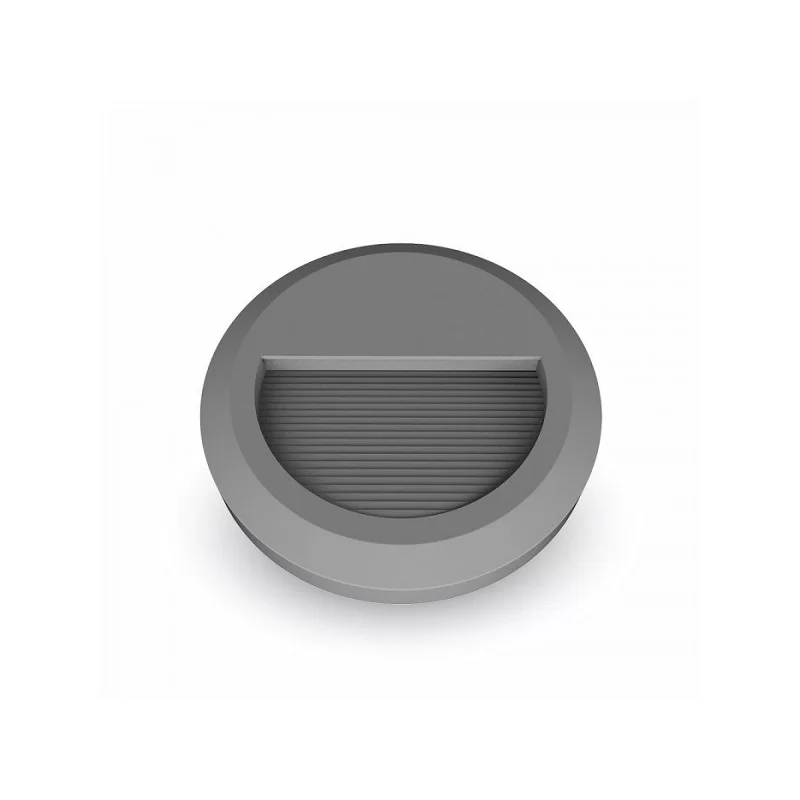 V-TAC VT-1142 SEGNAPASSO LED A MONTAGGIO SUPERFICIALE ROTONDO 2W PER ESTERNO COLORE GRIGIO - SKU 1319 / 1318 V-TAC VT-1142 SEGNAPASSO LED A MONTAGGIO SUPERFICIALE ROTONDO 2W PER ESTERNO COLORE GRIGIO - SKU 1319 / 1318