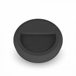 V-TAC VT-1142 SEGNAPASSO LED A MONTAGGIO SUPERFICIALE ROTONDO 2W PER ESTERNO COLORE NERO - SKU 1317 / 1316 