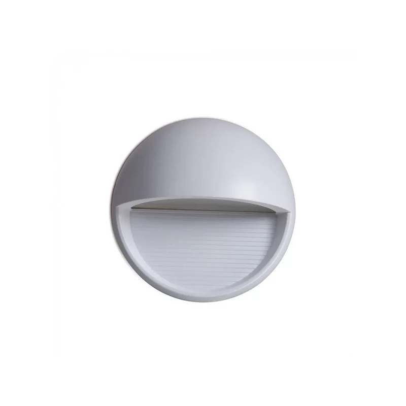 V-TAC VT-1182 FARETTO SEGNAPASSO LED A MONTAGGIO SUPERFICIALE ROTONDO 3W PER ESTERNO GRIGIO - SKU 1406 / 1407 V-TAC VT-1182 FARETTO SEGNAPASSO LED A MONTAGGIO SUPERFICIALE ROTONDO 3W PER ESTERNO GRIGIO - SKU 1406 / 1407