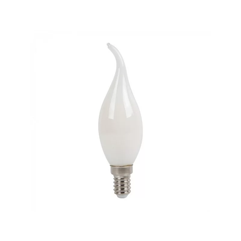 V-TAC VT-1927 LAMPADINA LED E14 4W CANDELA FIAMMA WHITE FILAMENTO - SKU 7104 / 7105 / 7106 