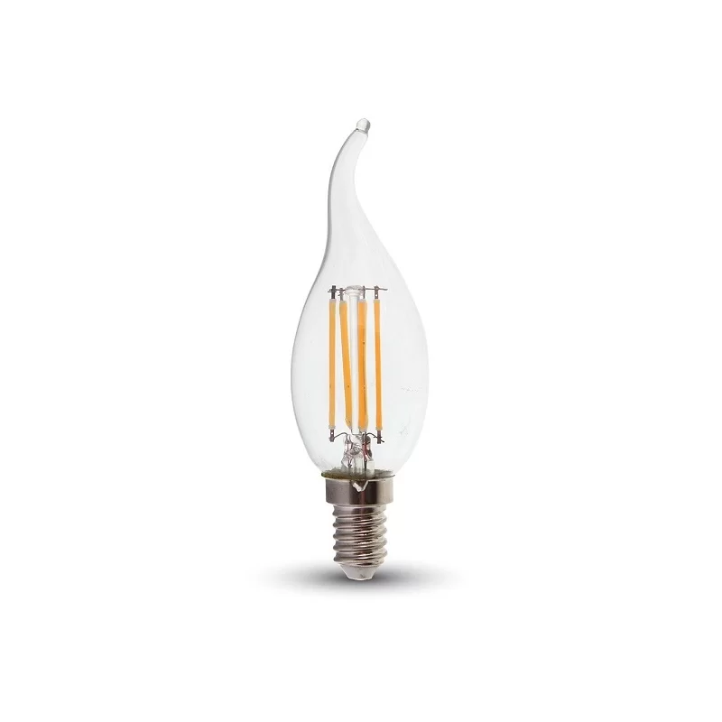 V-TAC VT-1997 LAMPADINA LED E14 4W CANDELA FIAMMA FILAMENTO - SKU 4302 / 4429 / 4430 V-TAC VT-1997 LAMPADINA LED E14 4W CANDELA FIAMMA FILAMENTO - SKU 4302 / 4429 / 4430