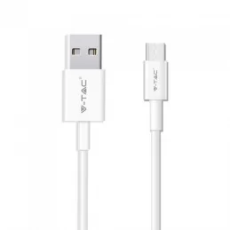 V-TAC VT-5302 PEARL SERIES USB DATA CABLE TYPE-C CAVO COLORE BIANCO 1M - SKU 8482 