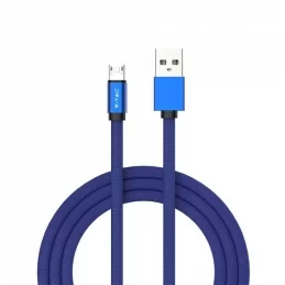 V-TAC VT-5341 RUBY SERIES USB DATA CABLE MICRO USB CAVO IN CORDA COLORE BLU 1M - SKU 8496 