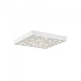 V-TAC VT-7128 PLAFONIERA LED 8W FORMA QUADRATA DI COLORE BIANCO EFFETTO CIELO STELLATO CON TELECOMANDO - SKU 40281 