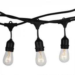 V-TAC VT-713 CATENARIA 15 METRI PER 15 LAMPADINE LED E27 PER ESTERNO - SKU 3673 